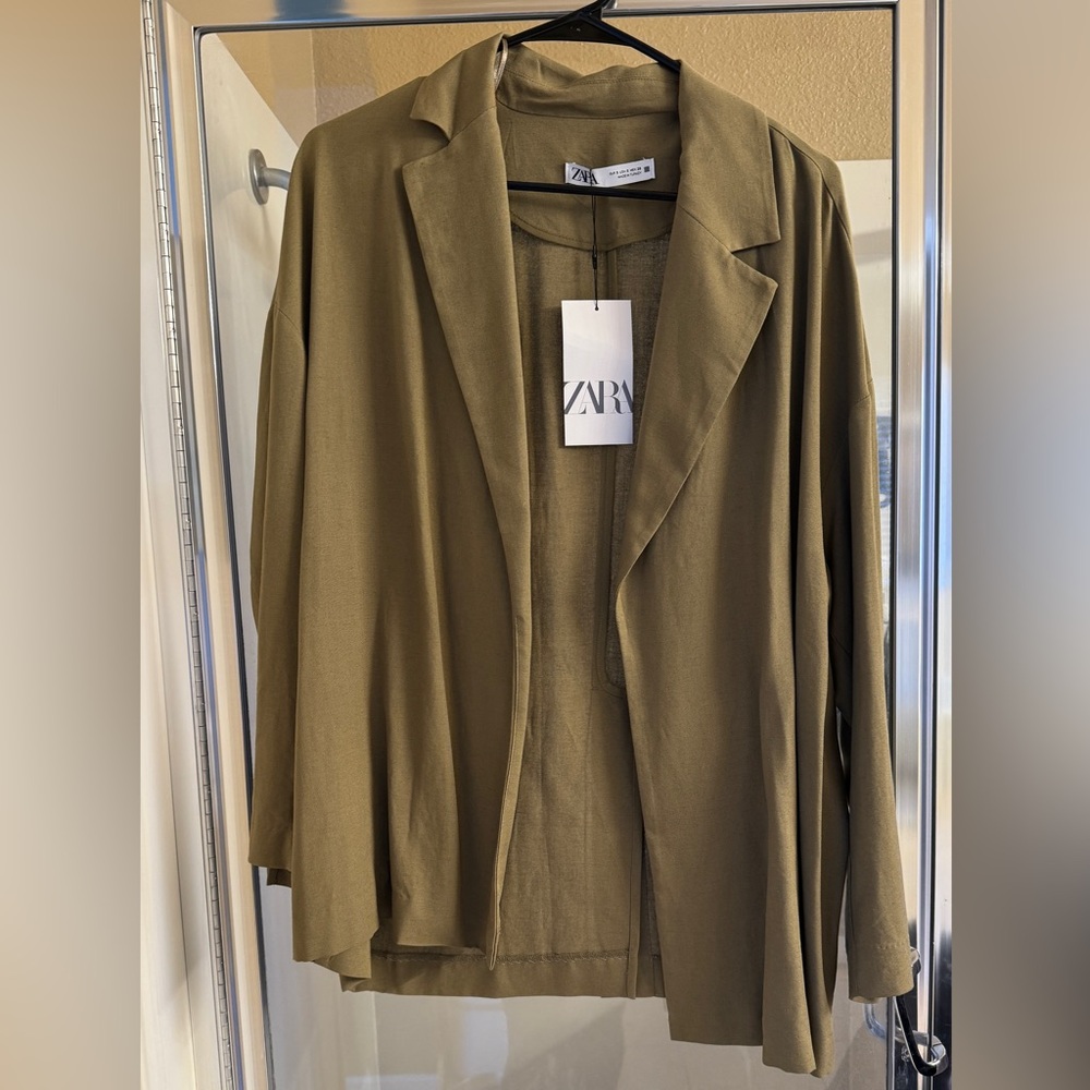Zara olive blazer
